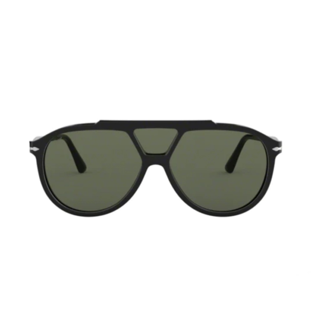 PERSOL 3217-S 95/31 Black/Green Sunglasses